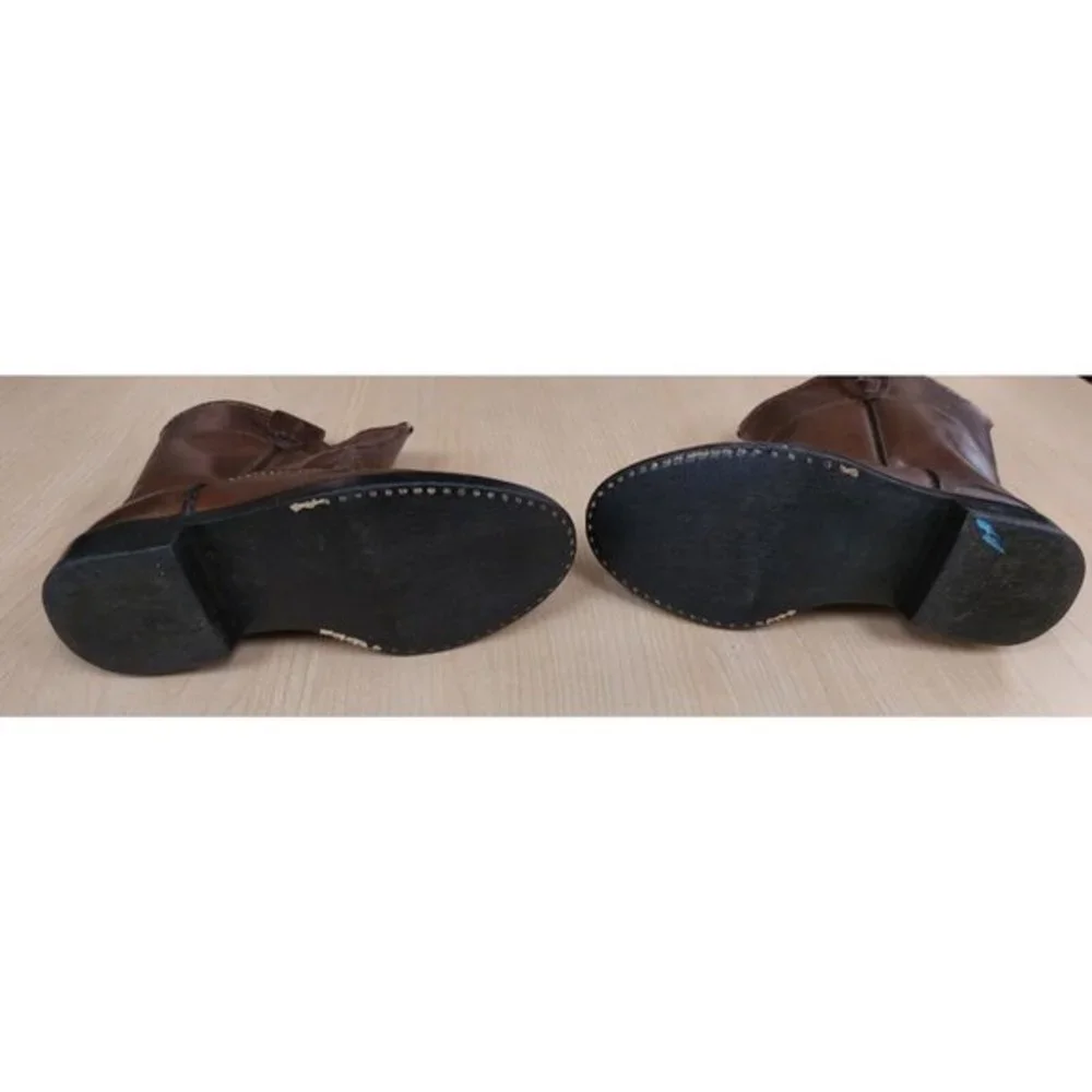 Little Kids Western Boots Size 9.5 D Brown Ropers, Style CB2011.  Made in USA‎